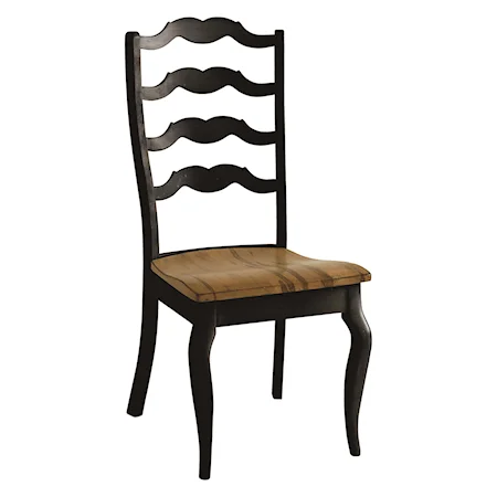 Greyson Side Chair with Elegant Styled Back